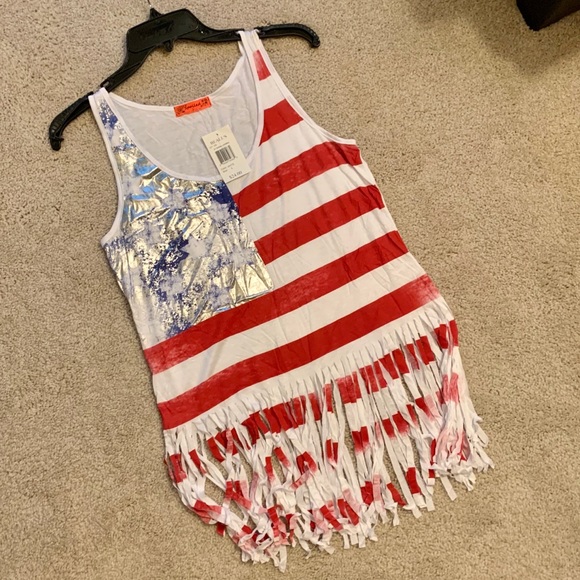 Patriotic fringe tank - Picture 5 of 10